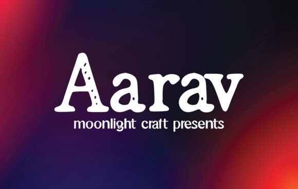 Aarav: A Beautiful Handwritten Font