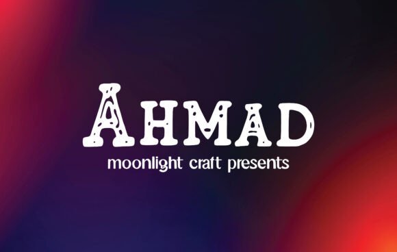 Ahmad: A Handwritten Font for Business