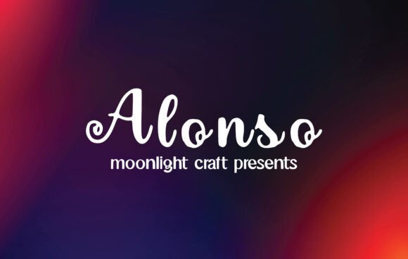 Alonso: A Handwritten Font for Creative Makers