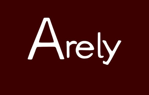 Arely: A Romantic Handwritten Font
