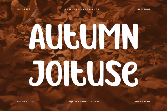 Autumn Joituse: A Whimsical Font for Cozy Design