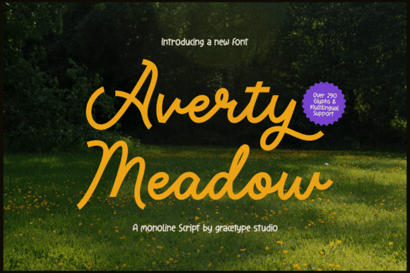 Averty Meadow Font for Business