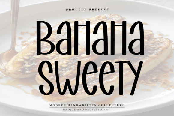 Banana Sweety Font for Crafters