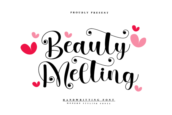 Beauty Melting Font for Web Design