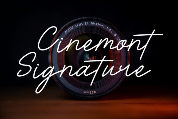 Cinemont Signature Font: Bold and Beautiful