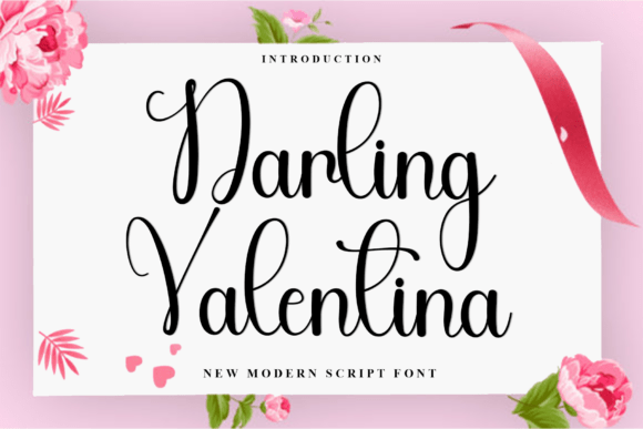 Darling Valentina Font for Elegant Design