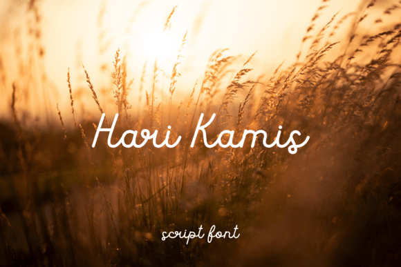 Hari Kamis Font for Creative Projects