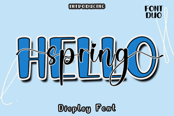 Hello Spring Duo Font Review