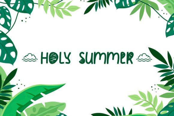 Holy Summer Font for Business Branding