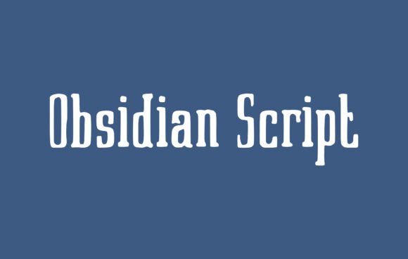 Obsidian: A Bold Font for Business