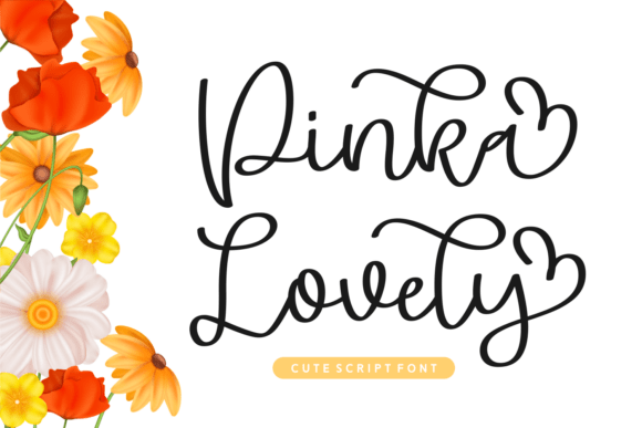 Pinka Lovely Font for Editorial Design