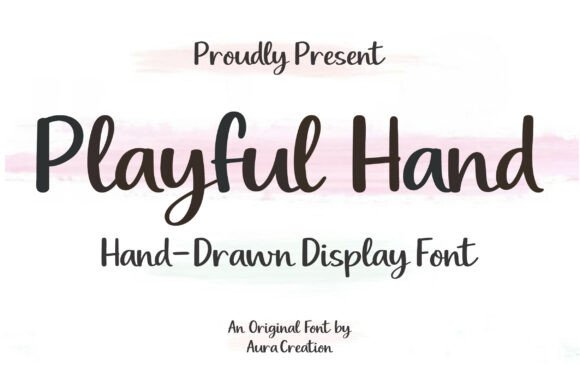 Playful Hand Font for Creative Design