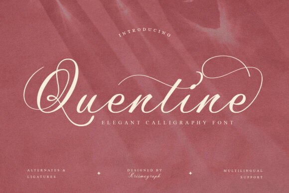 Quentine: Elegant Script for Impactful Campaigns