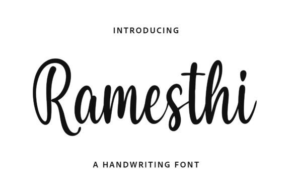 Ramesthi: A Sophisticated Script Font