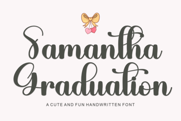 Samantha Graduation Font