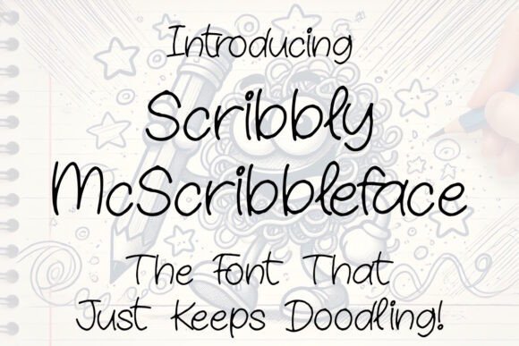 Scribbly McScribbleface: A Handwritten Font for Creative Projects
