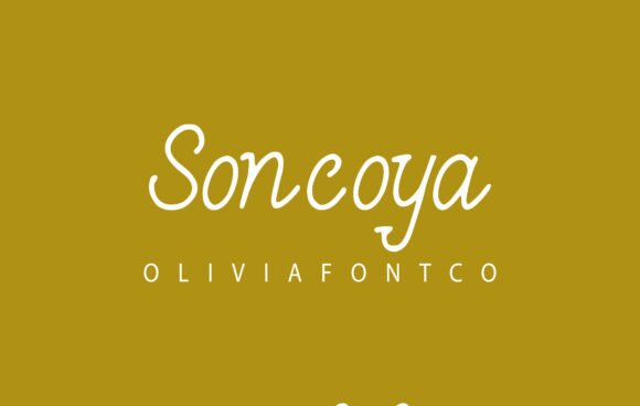 Soncoya: A Romantic Handwritten Font