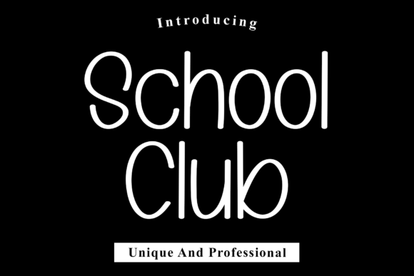 Why School Club is a Great Font Choice